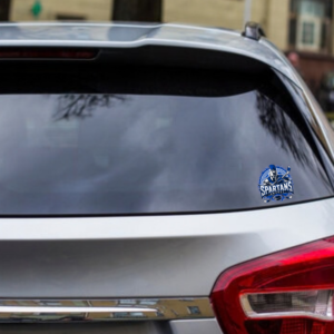 Spartan Hockey Car Decal